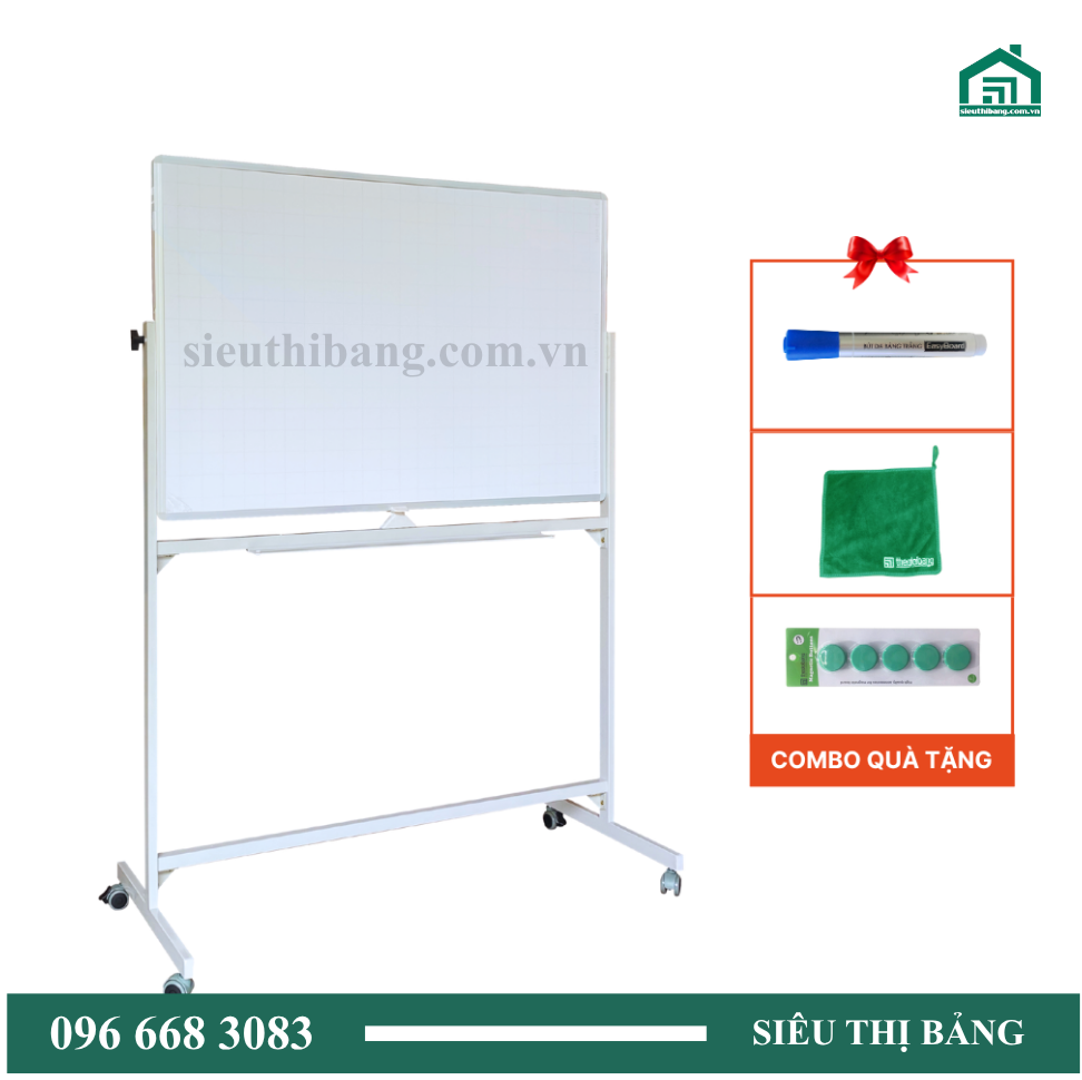 Bảng di động 2 mặt từ trắng