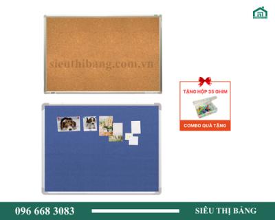 Bảng ghim Lie treo tường khung nhôm