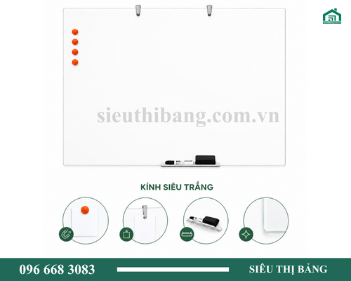 BẢNG KÍNH TỪ CAO CẤP ULTRAWHITE PRO