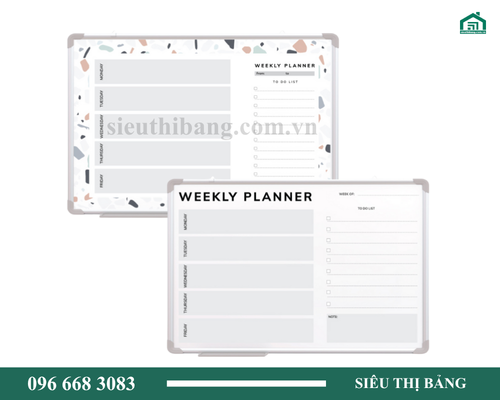 Bảng Weekly Planner