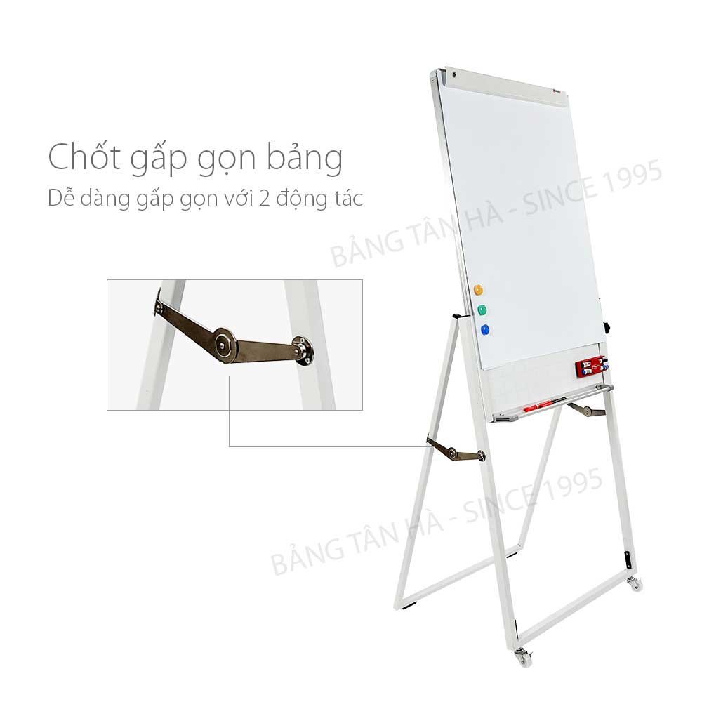Bảng Flipchart chốt gập bảng gọn gàng